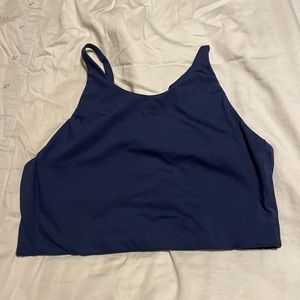 Girlfriend Collective Topanga bra in Navy